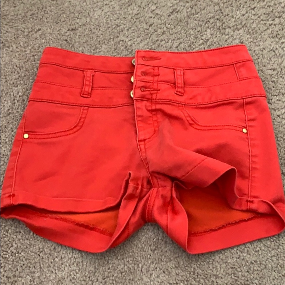 High waisted shorts